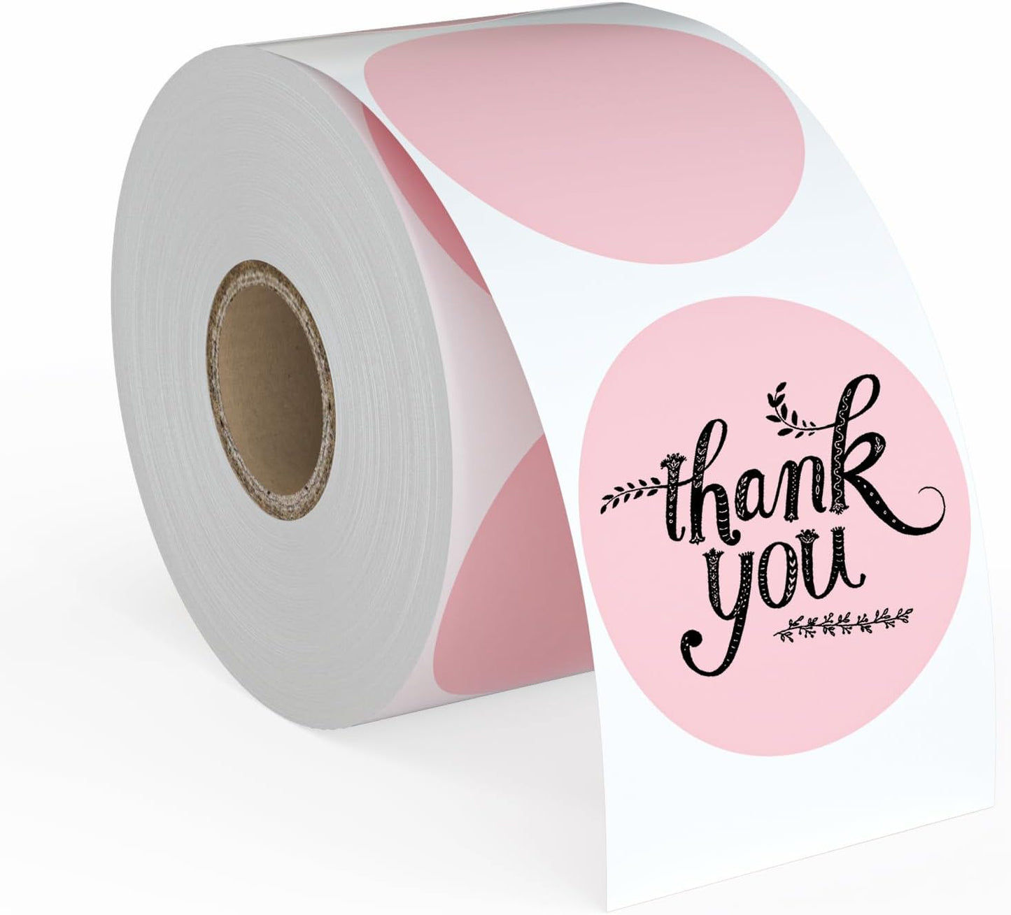 Pink Thermal Labels: DIY Name Tags & Shipping Stickers