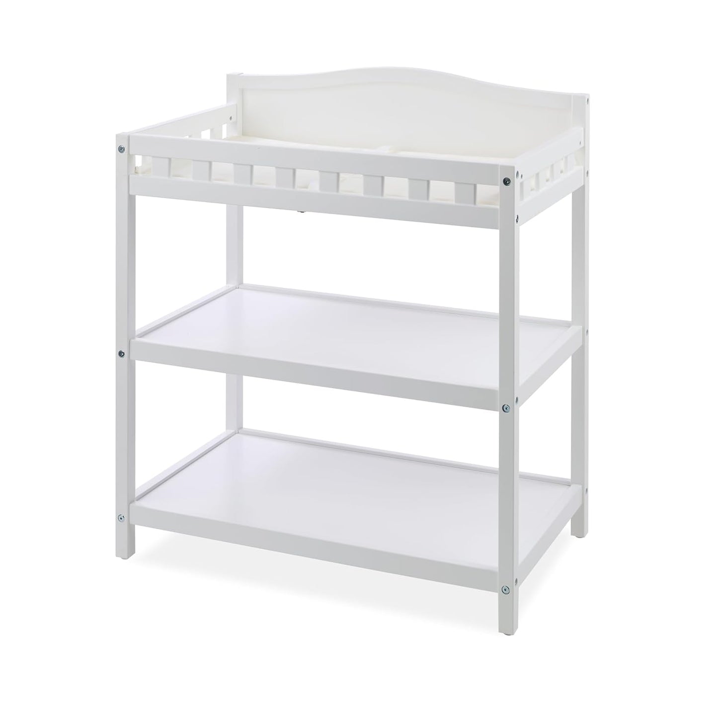 Badger Basket Baby Changing Table with Storage for Essentials