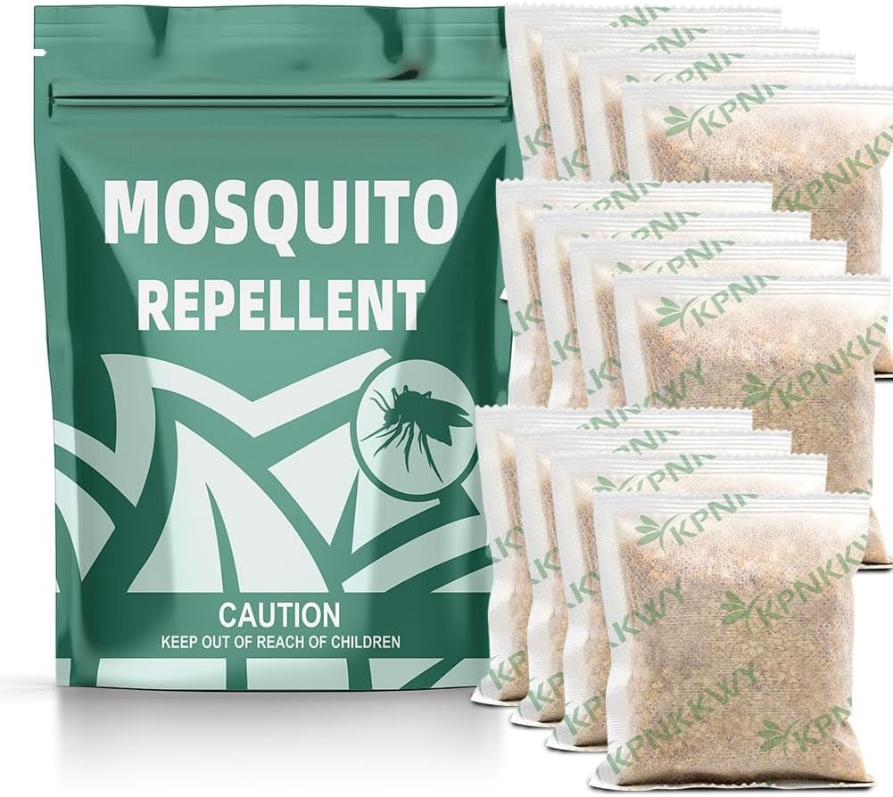 Mosquito Repellent for Patio and Indoor Use - 12P Pouches