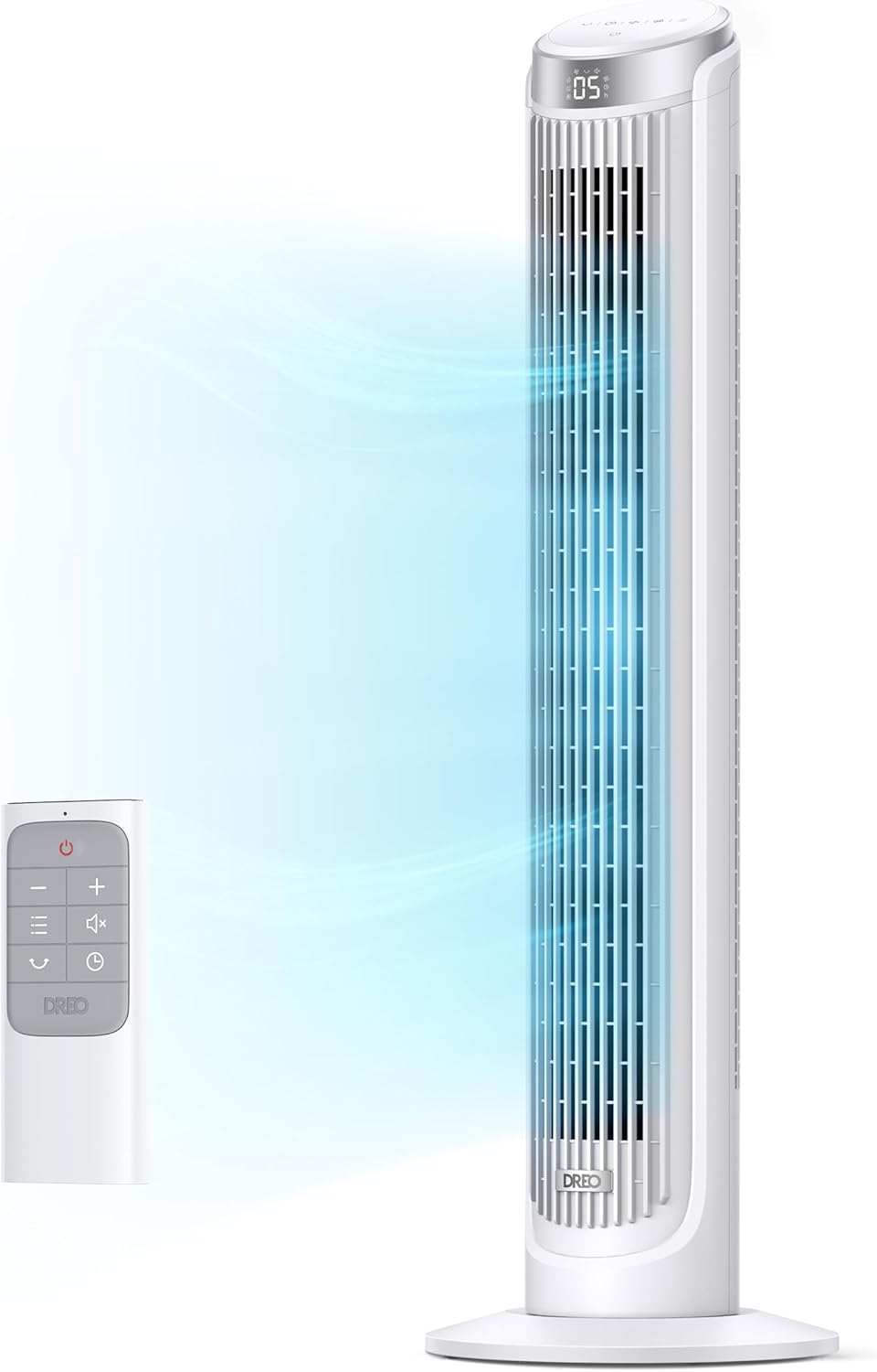 Dreo Tower Fan for Bedroom with 90 Oscillation and Remote Control