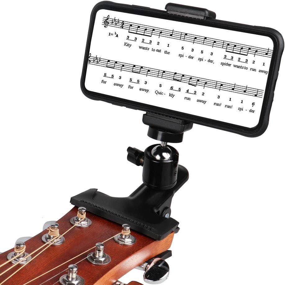 Mr.Power Guitar Head Phone Holder - Hands-Free Broadcasting
