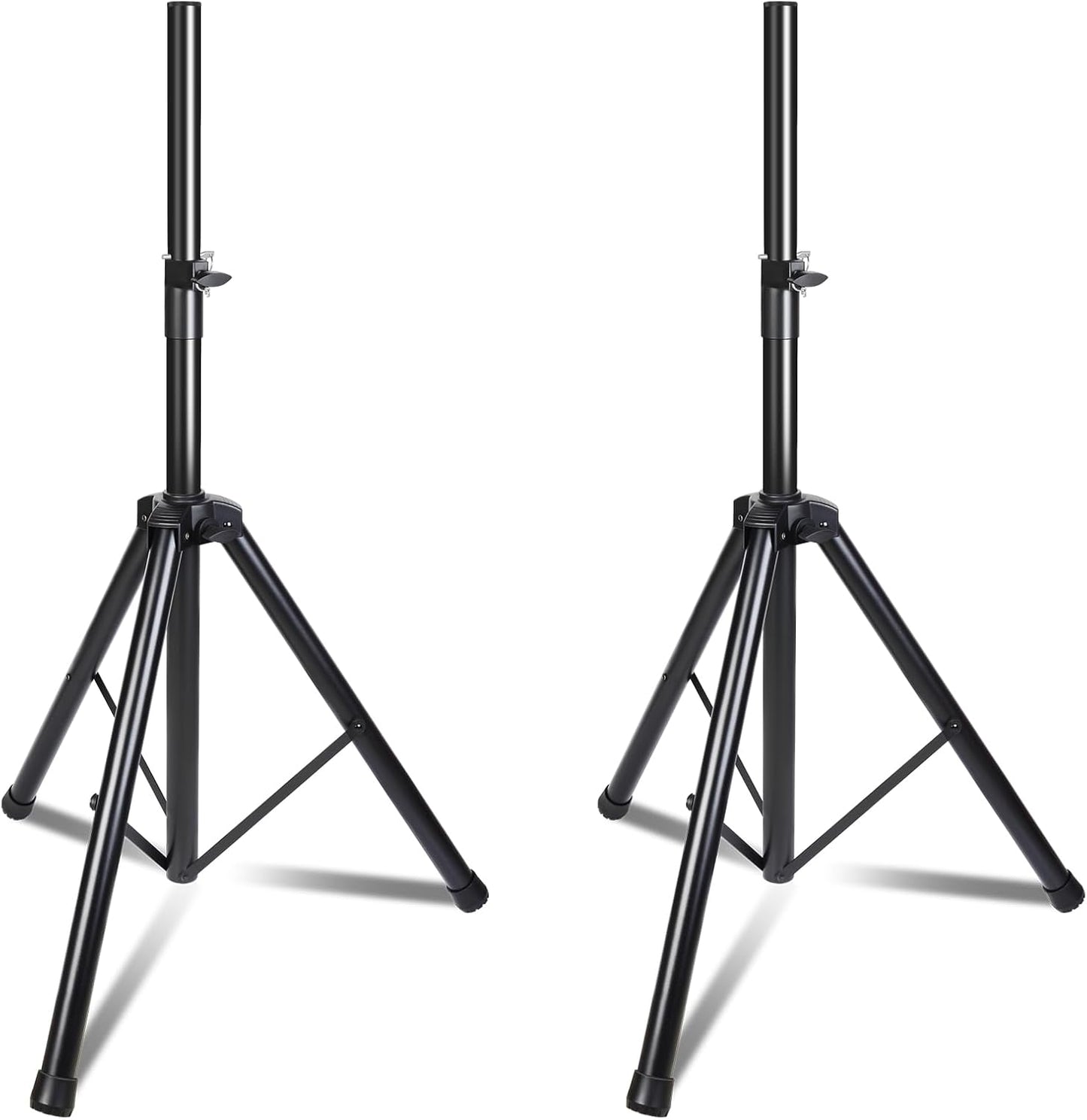 Adjustable Height Speaker Stands Pair for Heavy Duty Use