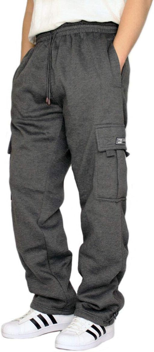 DREAM USA Men's Heavyweight Fleece Cargo Sweatpants Review
