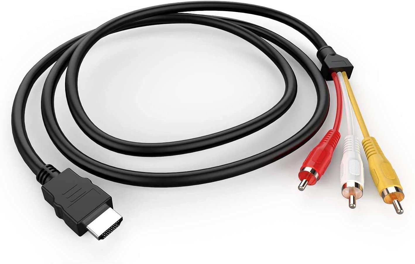 1080P HDMI to RCA Cable for Crystal Clear TV Connection