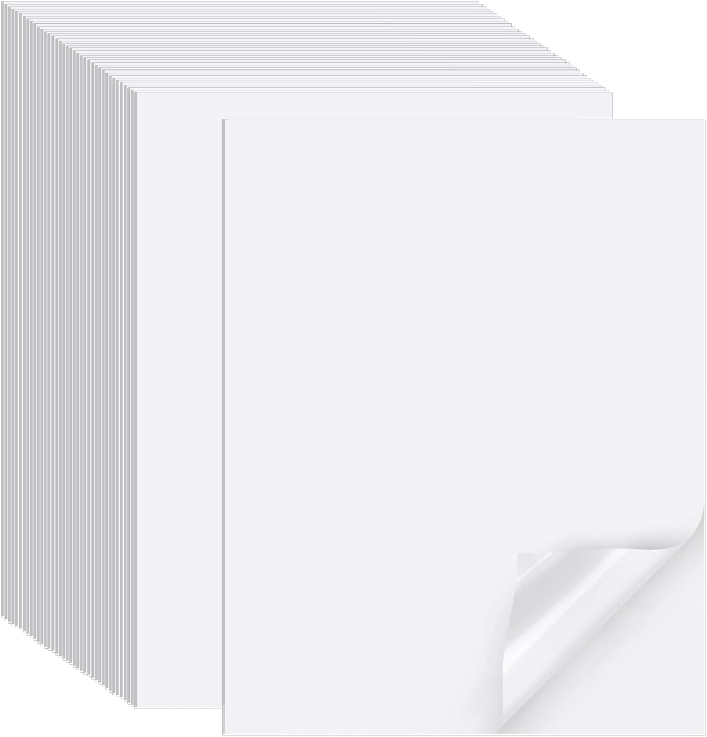 Printable Sticker Paper for Inkjet Printer - 300 Sheets 8.5in x 11in