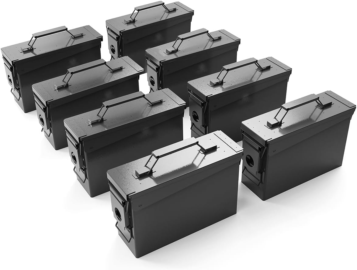 PATRON 30 Cal Ammo Can - Waterproof Metal Storage Box for Ammo