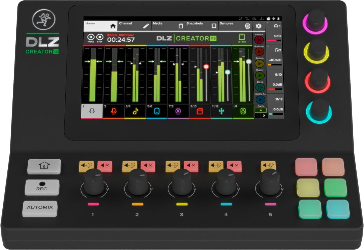 Mackie DLZ Creator XS Adaptive Digital Mixer for Streaming