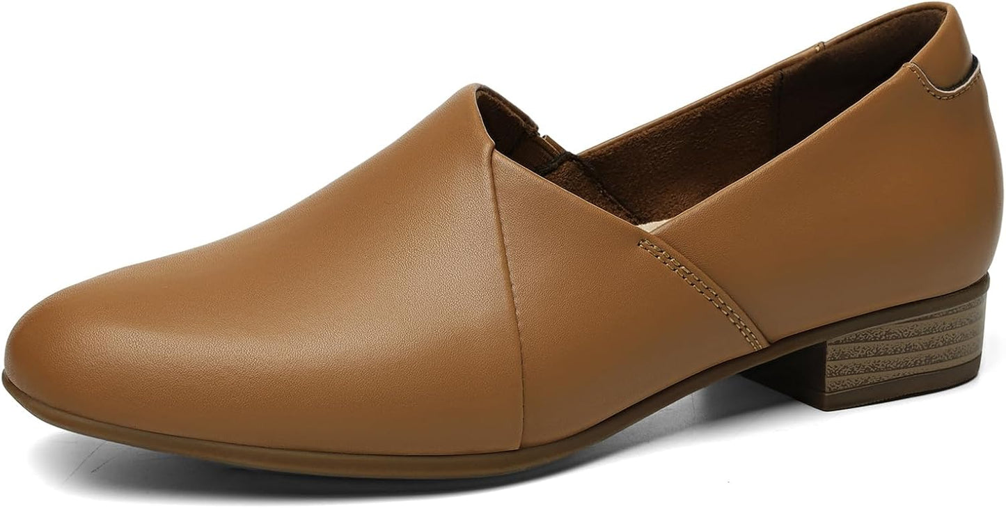 Women's Classic Comfort Leather Loafers for Everyday Wear