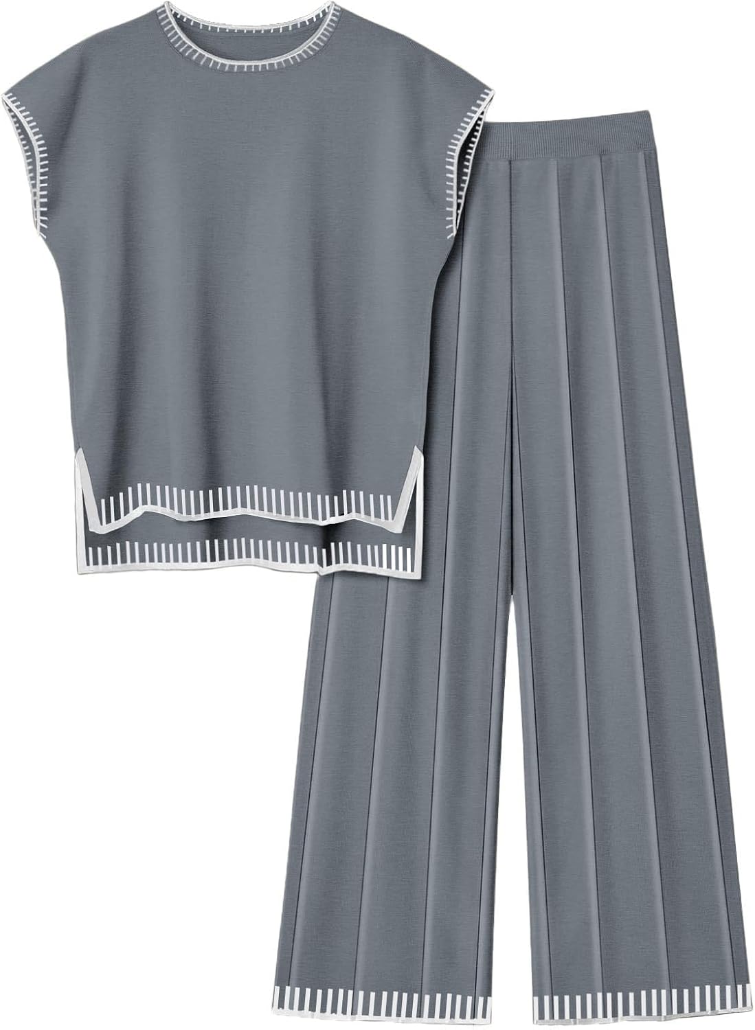 Ekouaer Womens Matching Sets Knit Sweater Sets for All Seasons