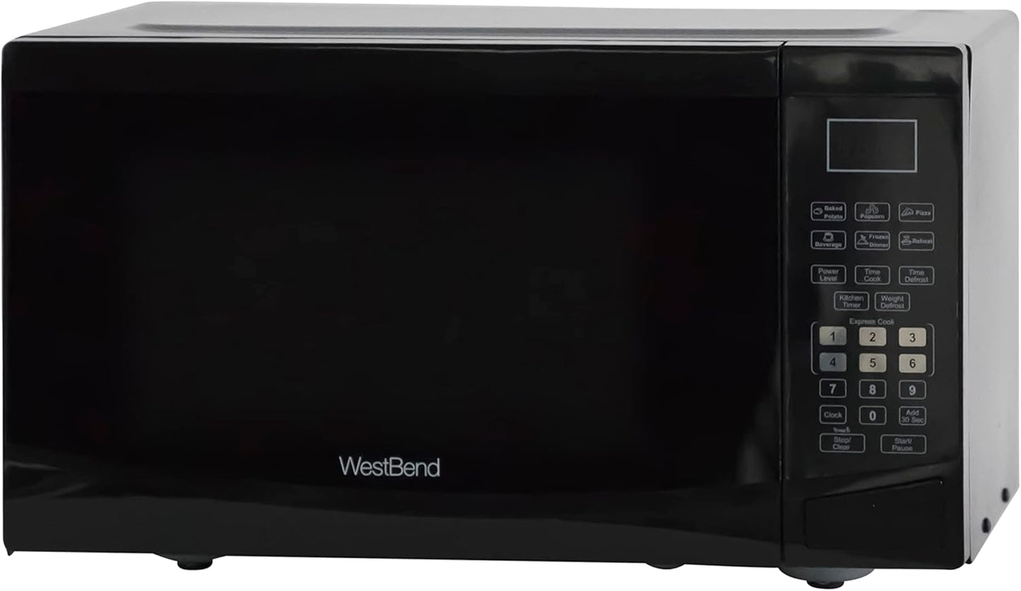 West Bend 900W Microwave Oven - 6 Pre Cooking Settings
