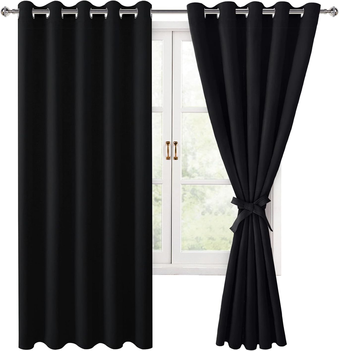 Hiasan Blackout Curtains for Bedroom - Thermal Insulated Panels