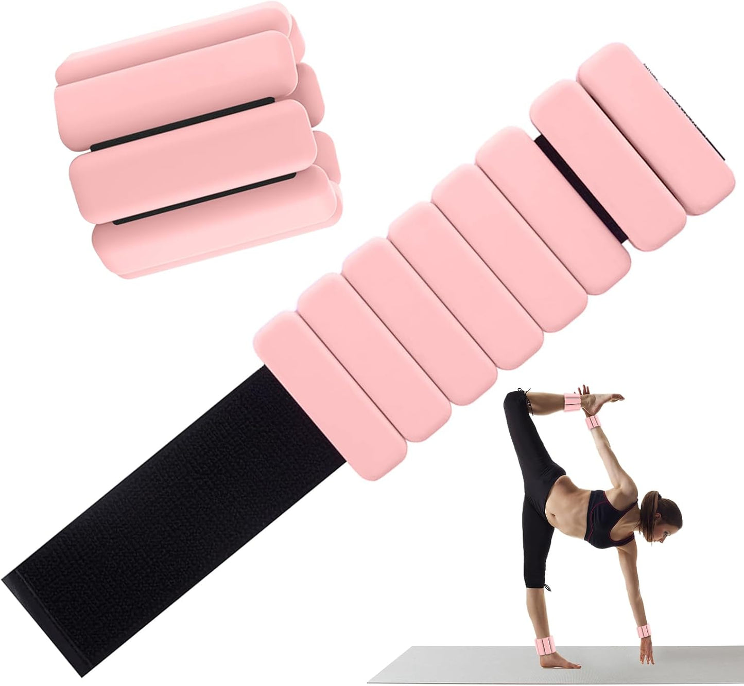 Wearable Wrist Weights and Ankle Weights for Fitness Training