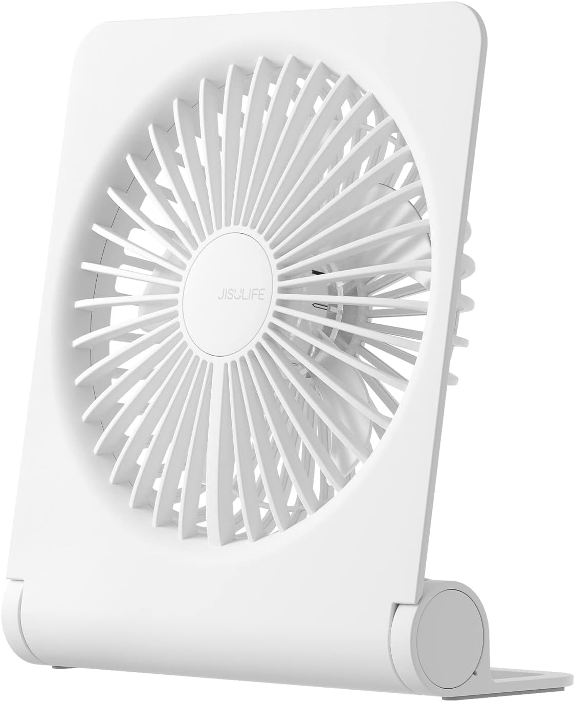 Portable Desk Fan with 4 Speeds - Strong, Quiet, and Flexible!