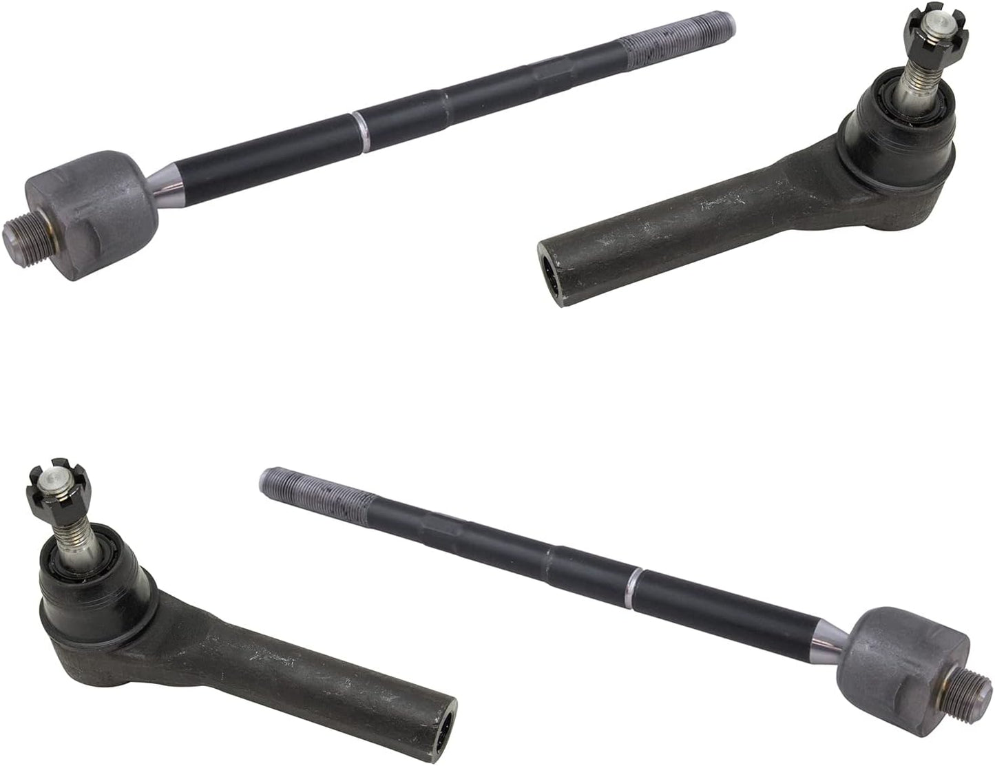 TRQ Front Steering Tie Rod End Kit Set for Silverado Tahoe Yukon