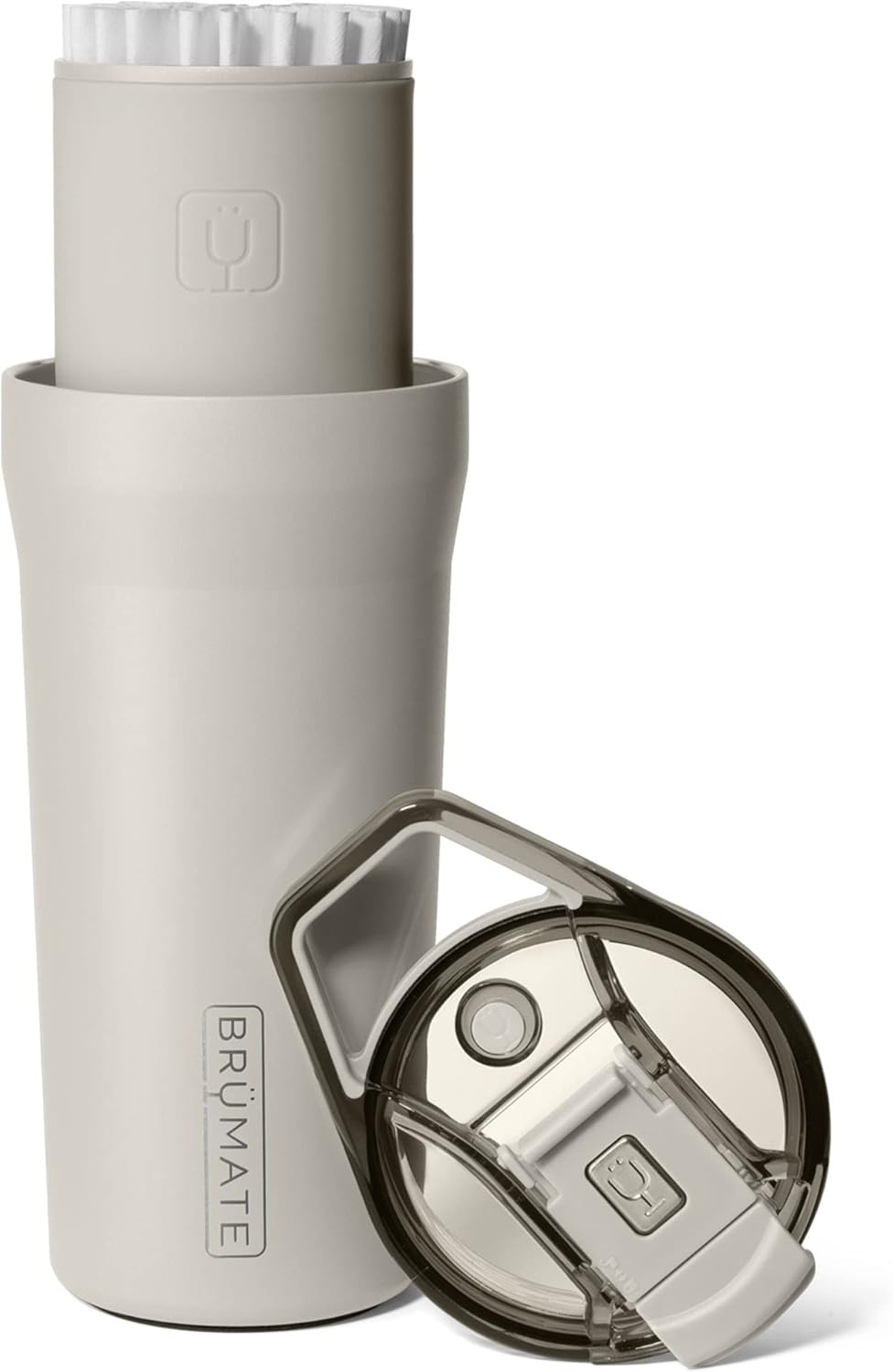 BruMate Pour Over 20oz Insulated Travel Coffee Mug for Coffee Lovers
