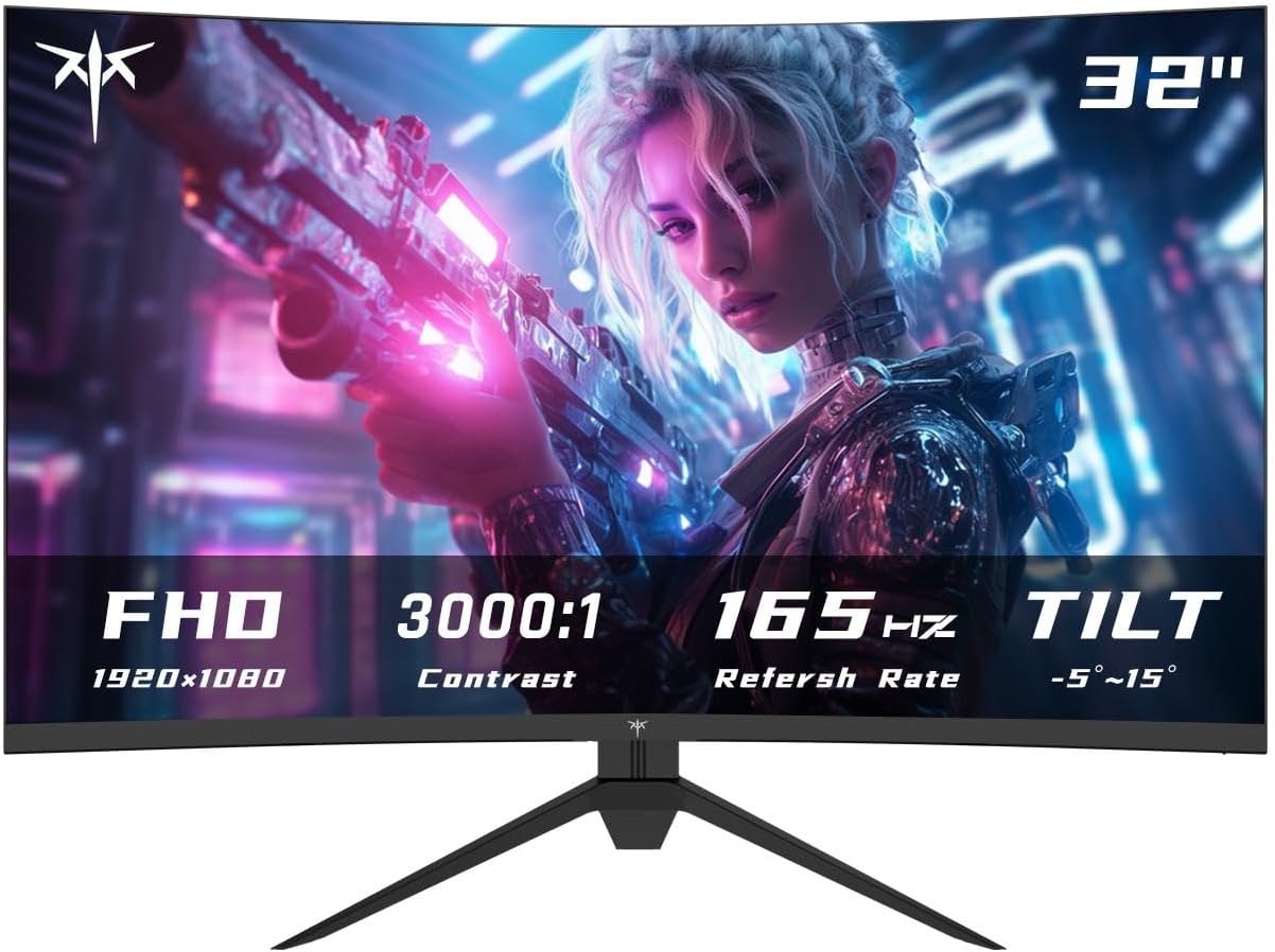 Immerse in Gaming: KTC 32 165Hz Curved Monitor