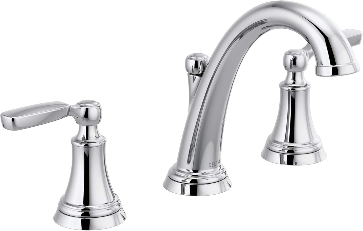 Delta Faucet Woodhurst Widespread Bathroom Faucet in Chrome