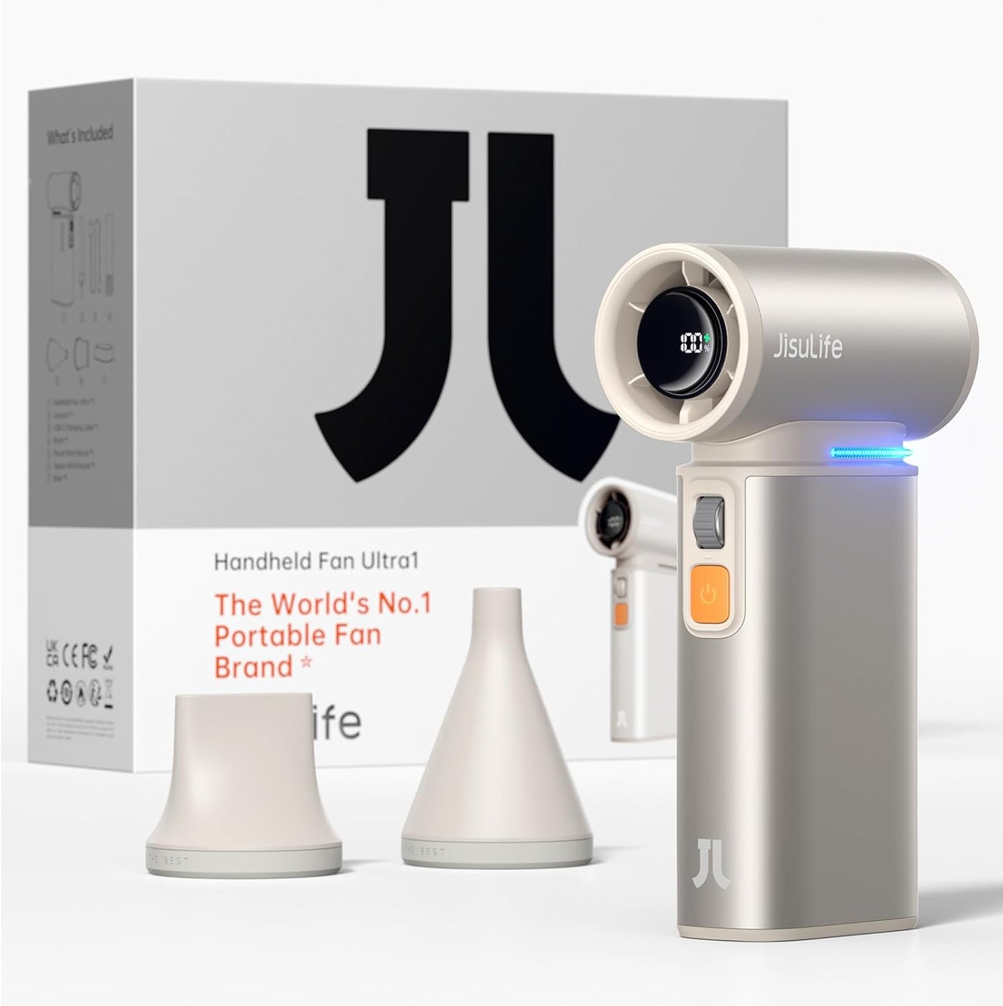 100-Speed Turbo Fan with 9000mAh Power