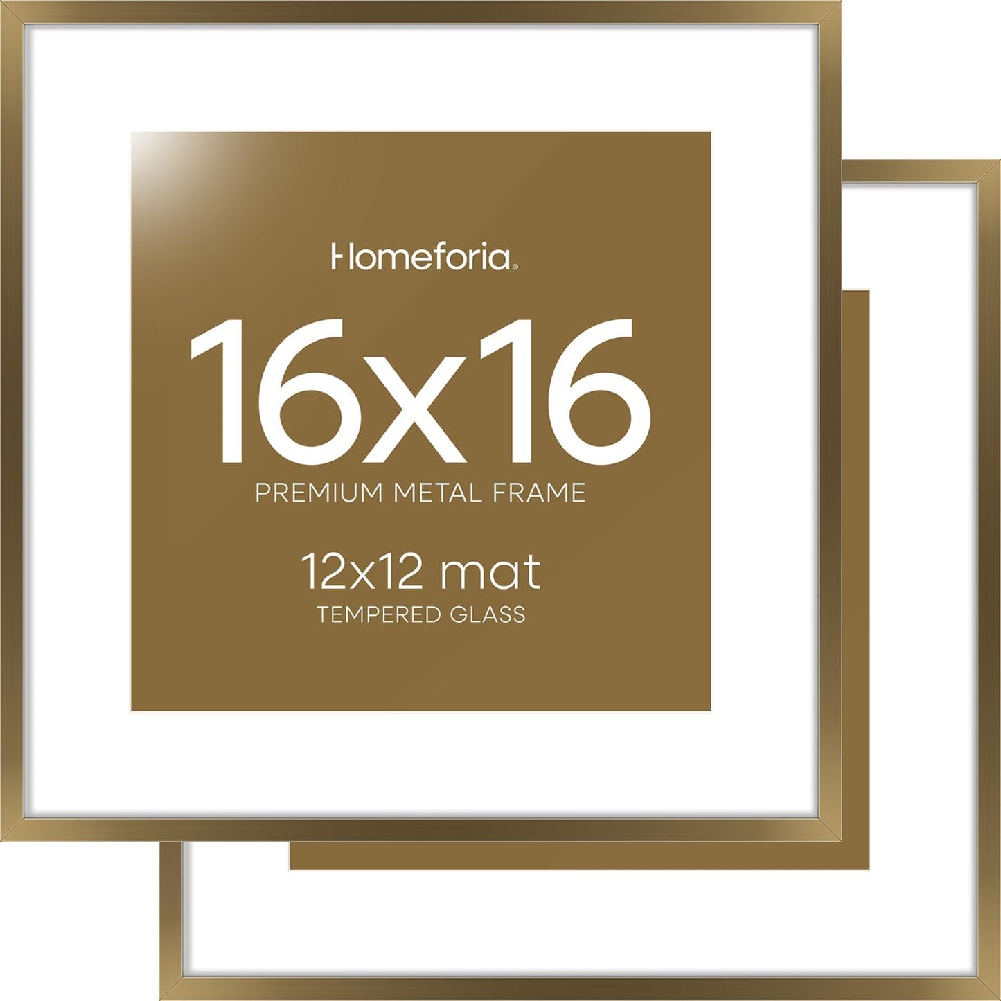 16x16 Picture Frames in Bronze Finish for Elegant Display