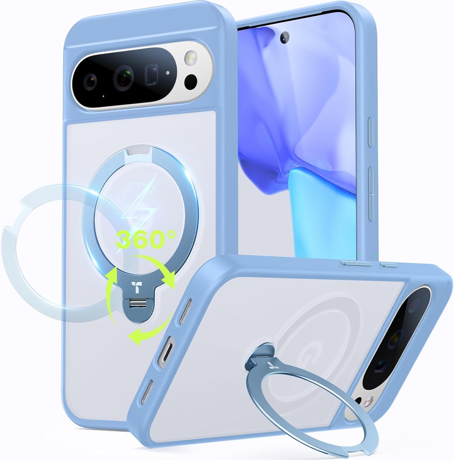 TORRAS 360 Spin Magnetic Stand for Google Pixel 10 Pro Case