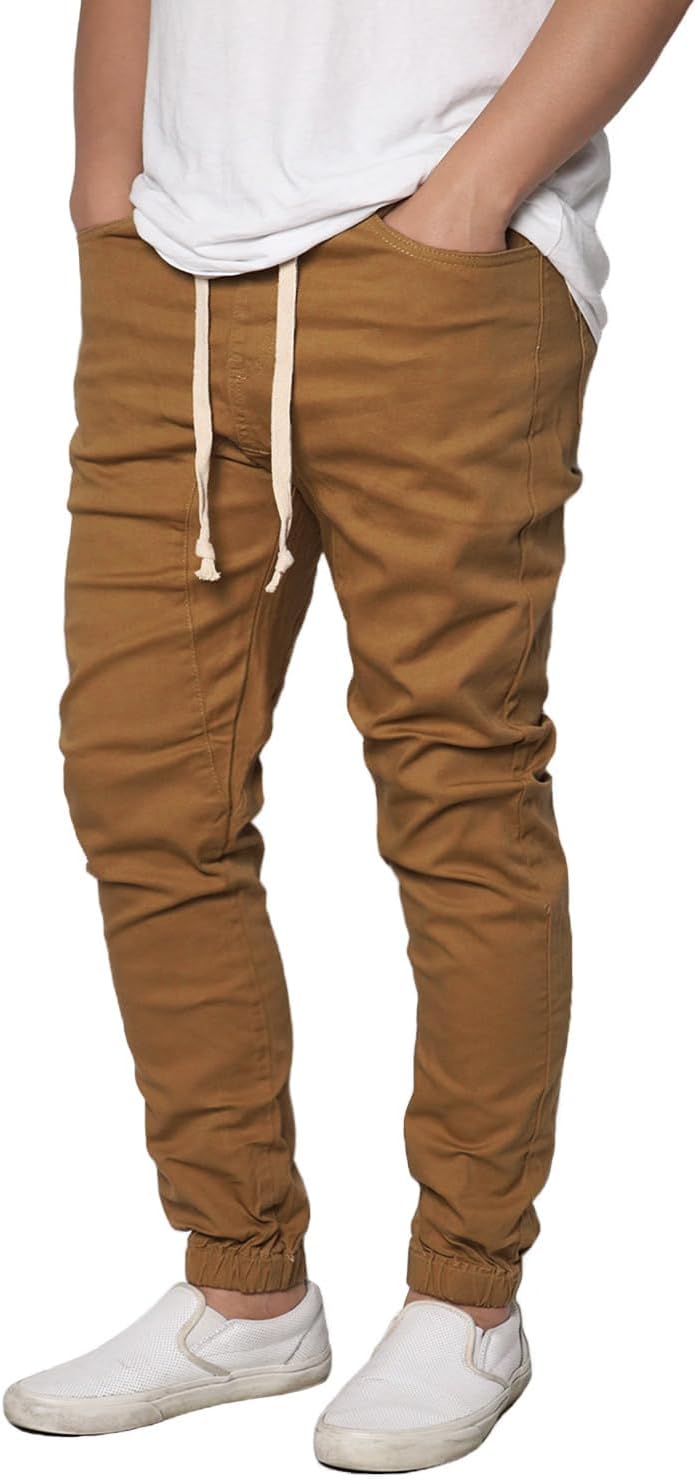 URBANJ Men's Stretch Twill Drop Crotch Jogger Pants Review