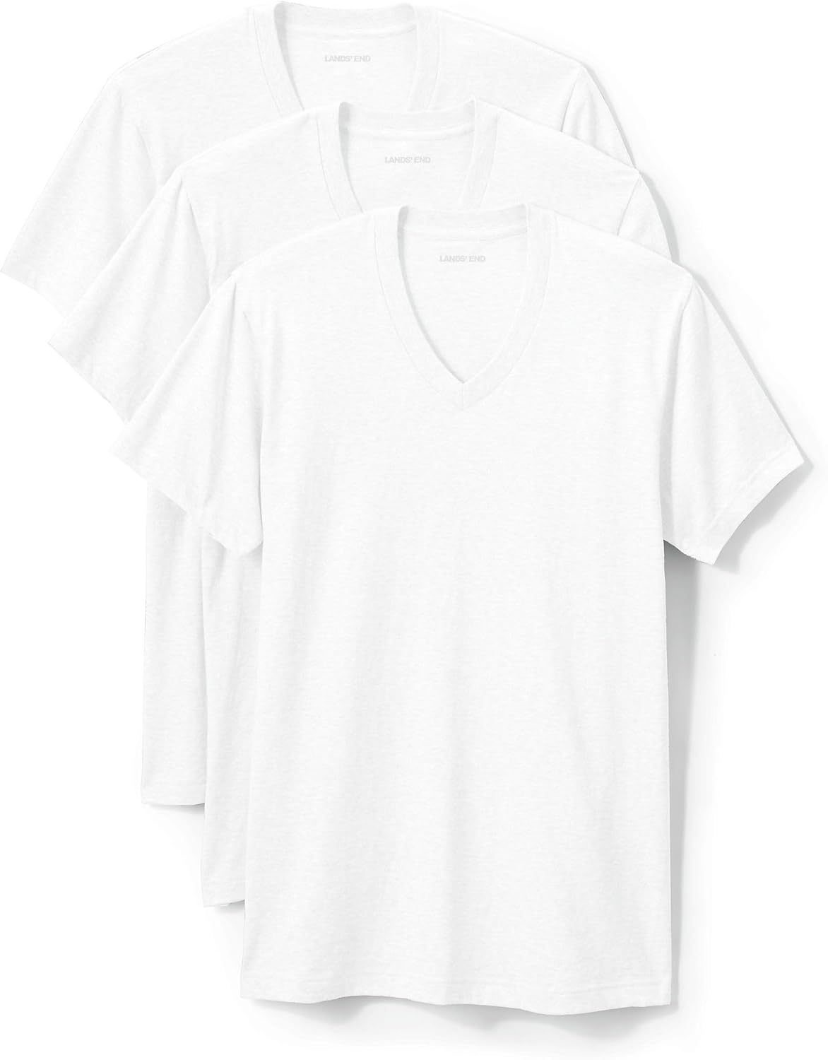 Premium Cotton V-Neck T-Shirt 3 Pack for Everyday Comfort