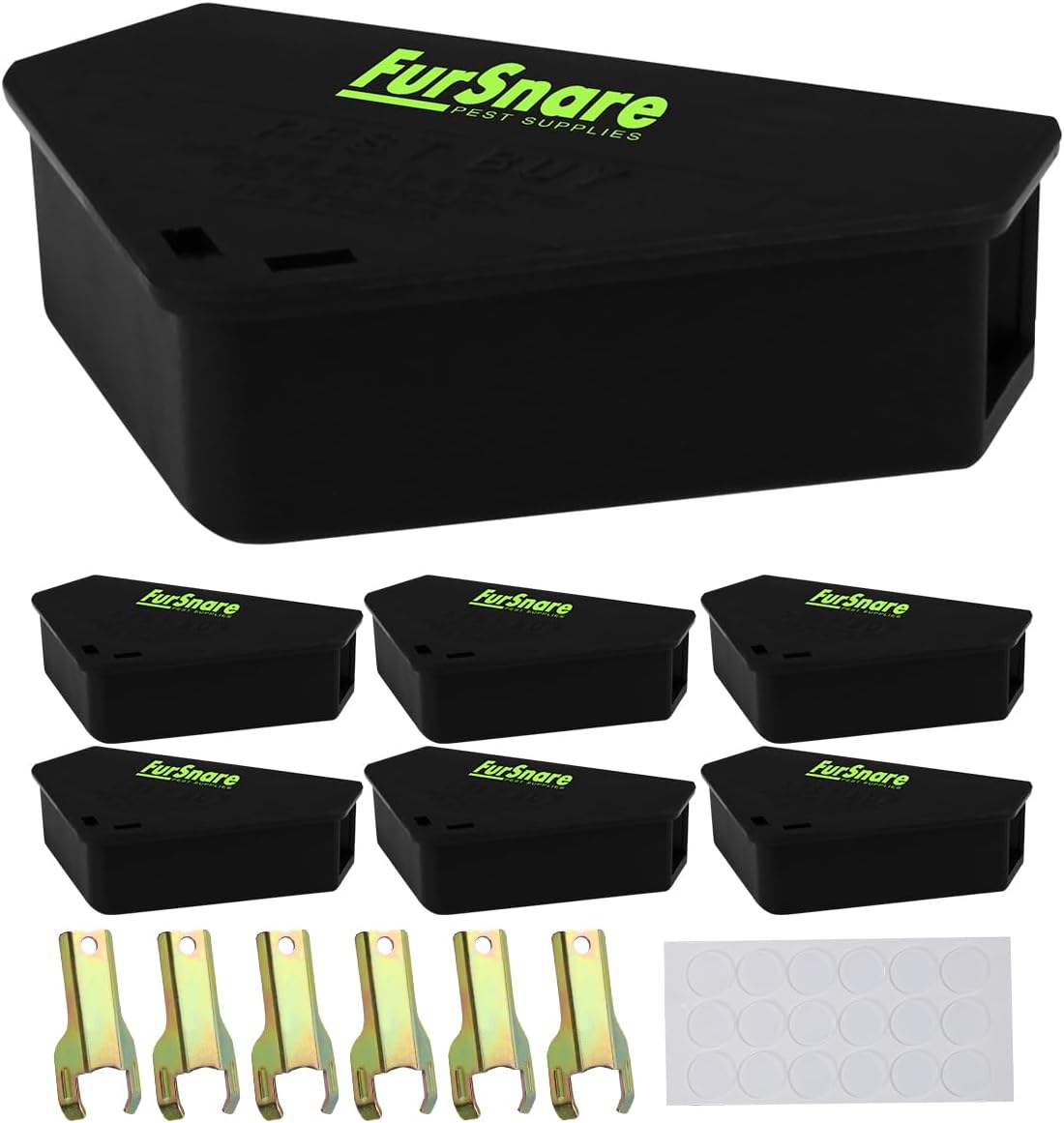 6 Pack Reusable Mouse Bait Station - Safe Pest Control