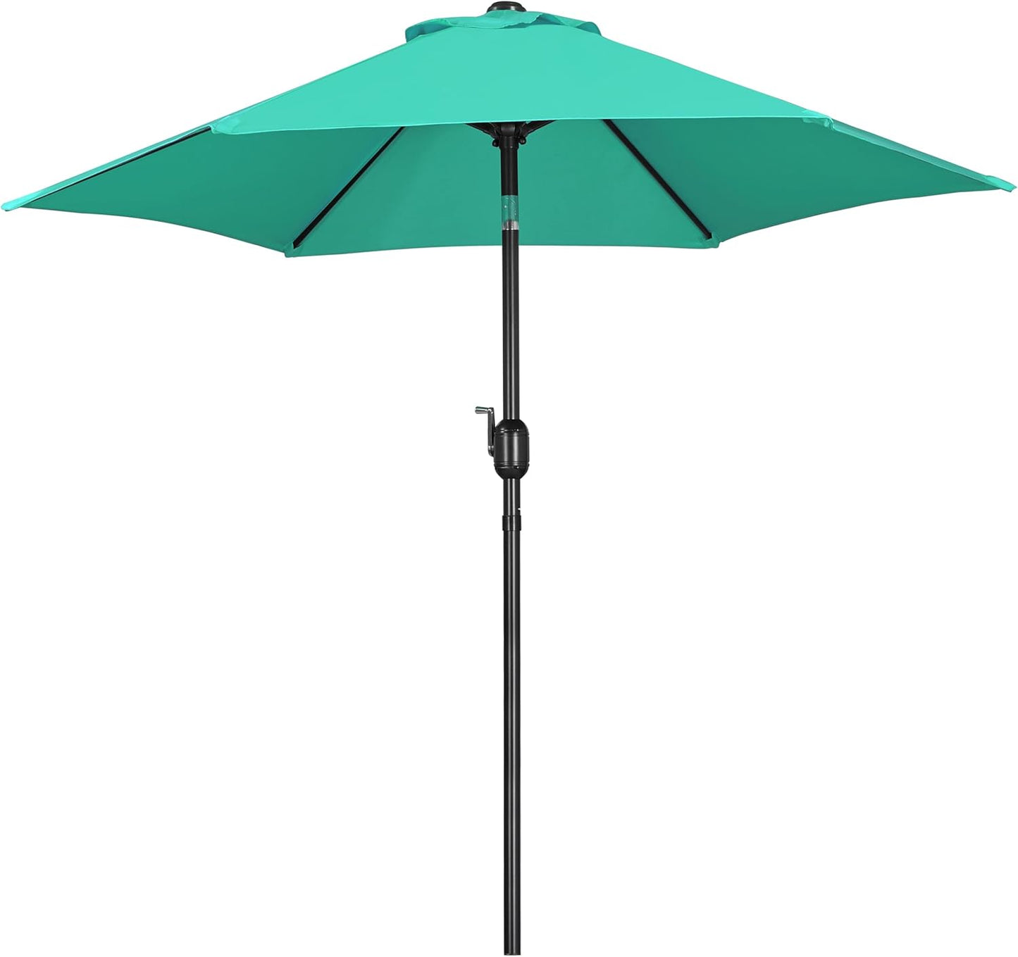 7.5FT Patio Umbrella with Push Button Tilt & Crank for Shade