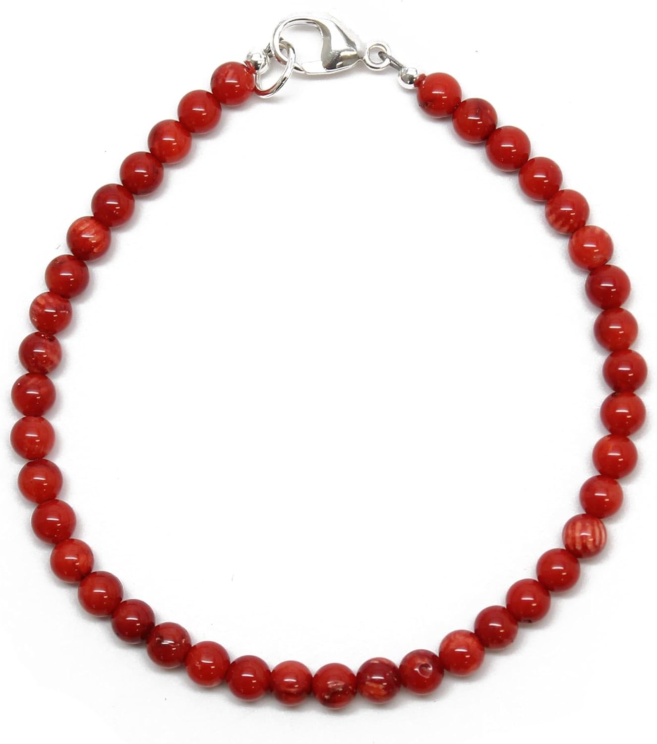 Handmade Genuine Red Bamboo Coral Bracelet for Women, Artisan Made