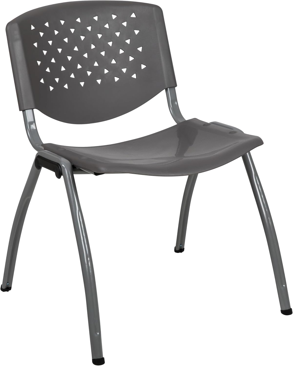 HERCULES Series 880 lb Capacity Gray Plastic Stack Chair Review