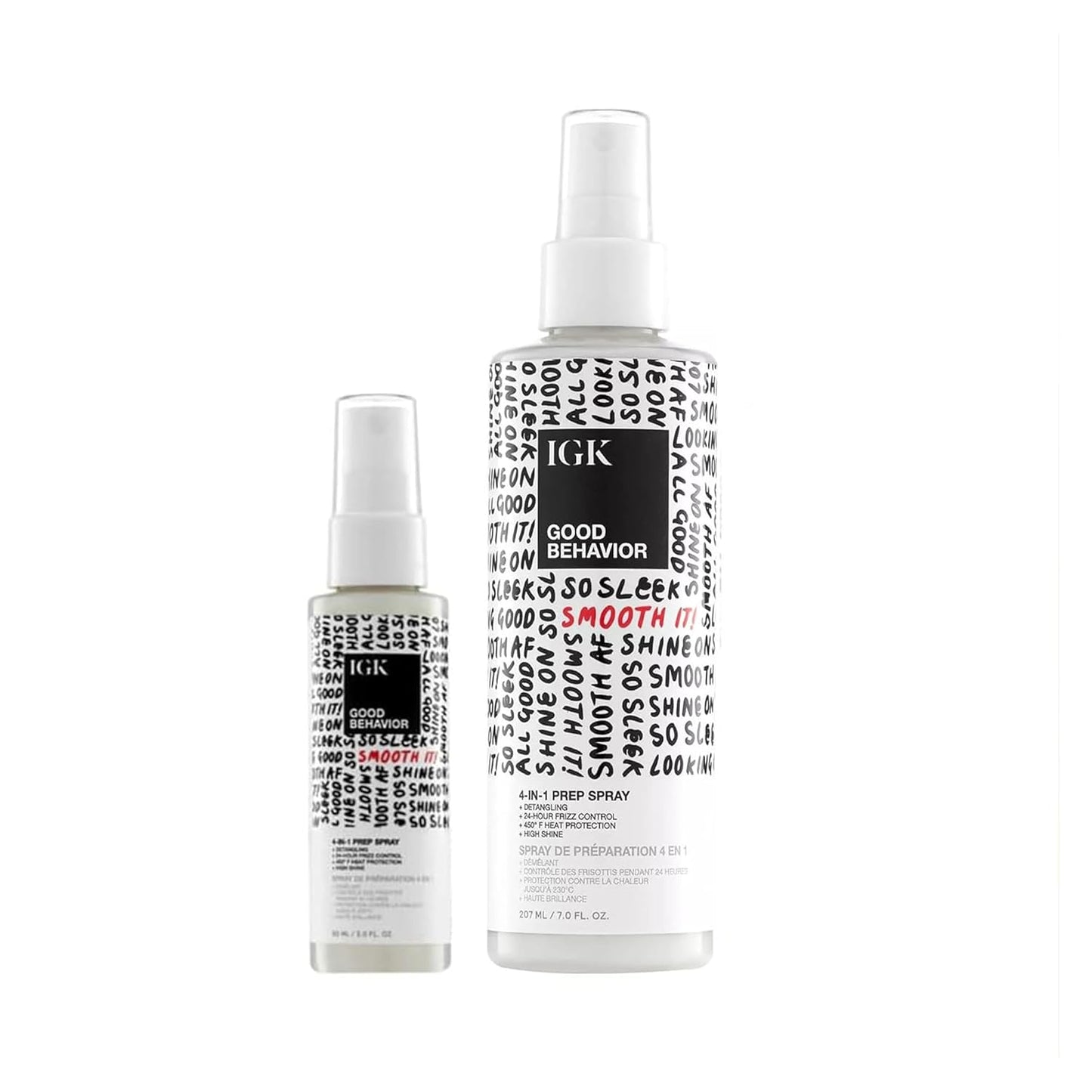 IGK GOOD BEHAVIOR 4-in-1 Prep Spray for Hair Care and Styling