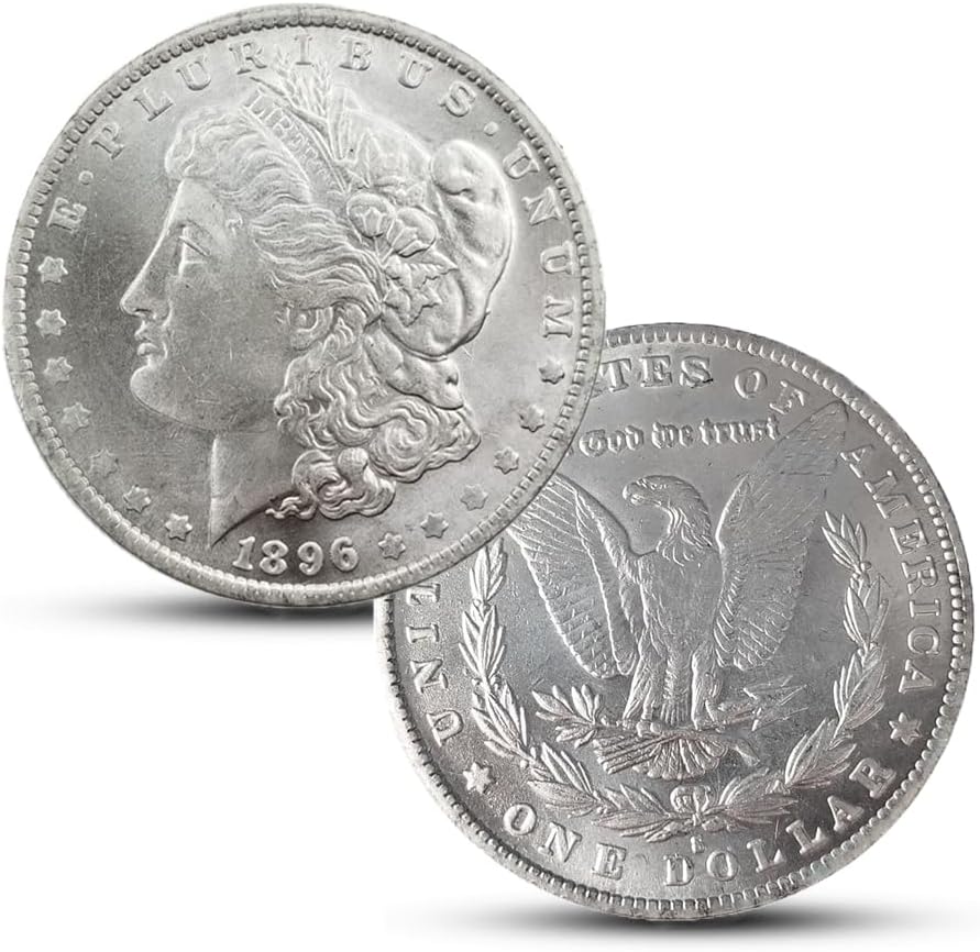 1896 S Morgan Silver Dollars - Exquisite Antique Coin Collection