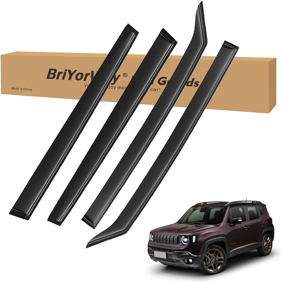 Vent Shades Rain Guards for Jeep Renegade 2015-2023 Accessories