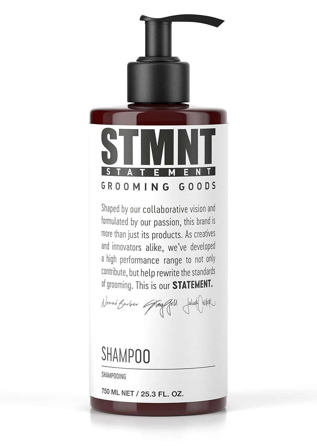 STMNT Grooming Goods Shampoo with Activated Charcoal & Menthol