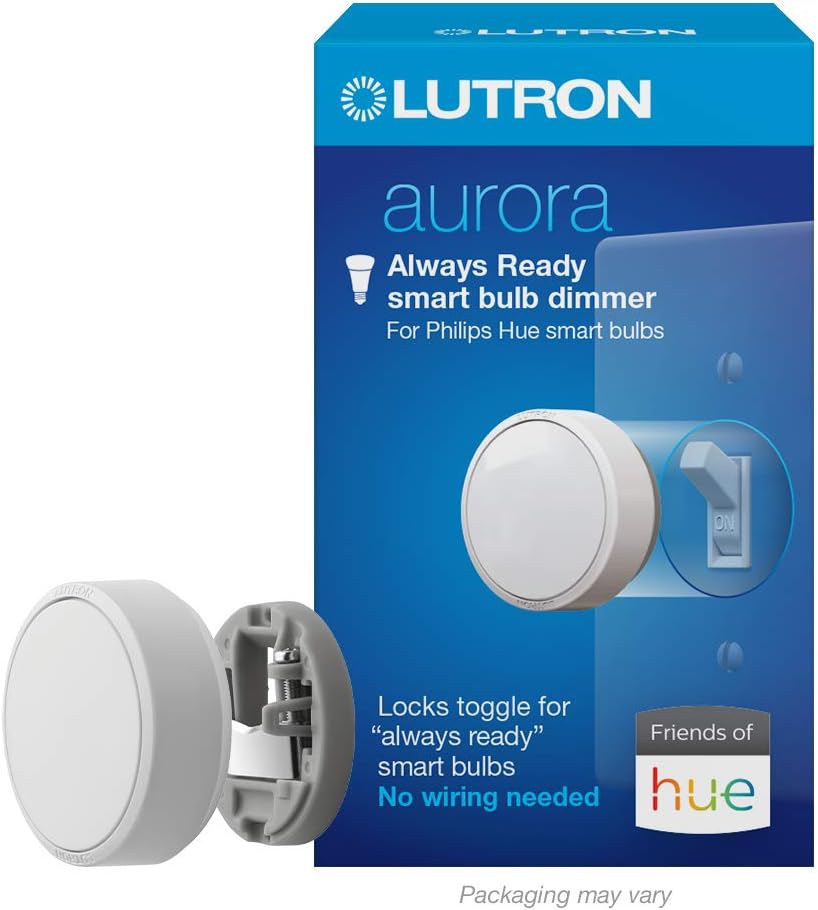 Lutron Aurora Smart Bulb Dimmer Switch for Philips Hue Lights