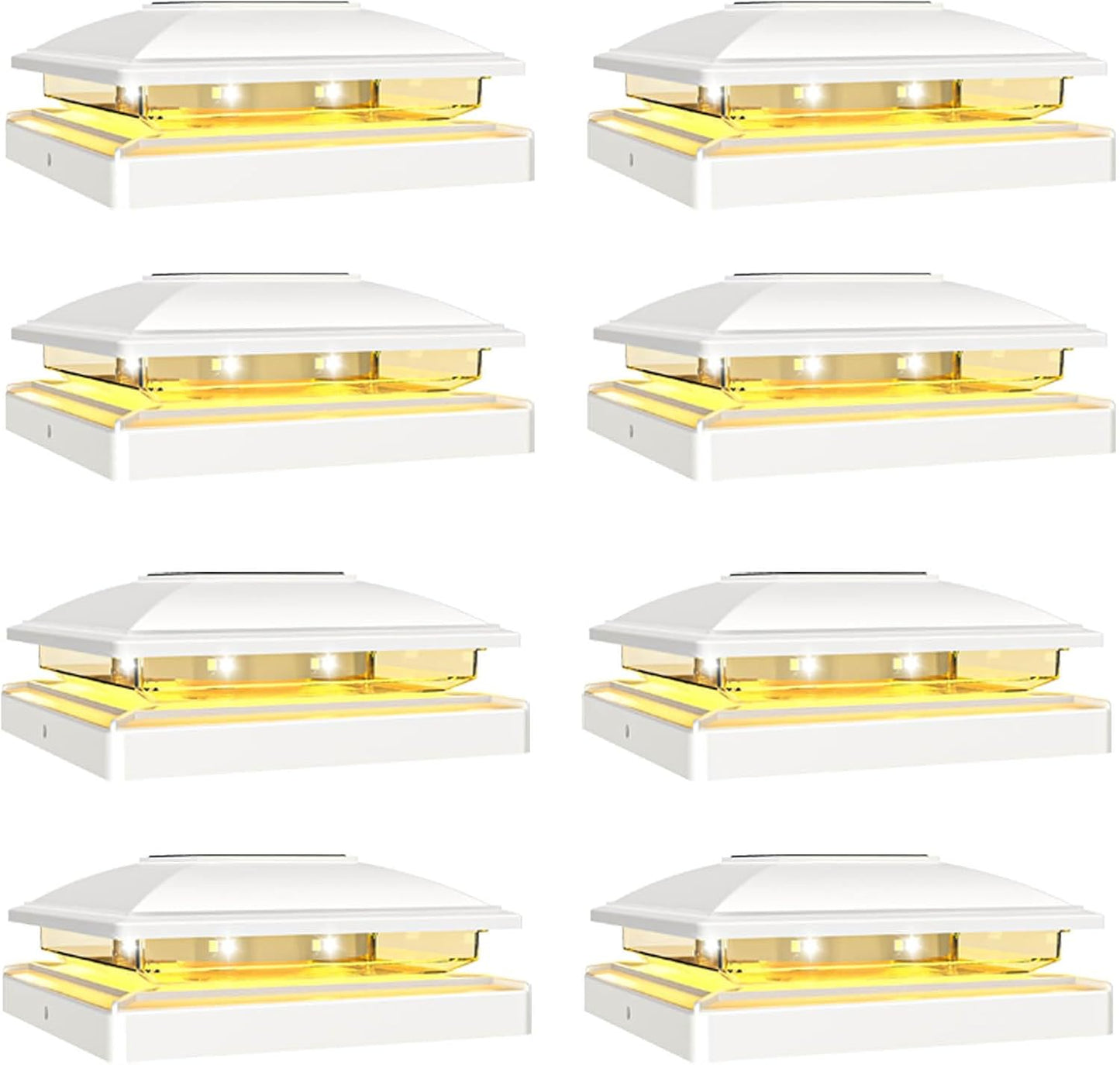 VOLISUN Solar Post Cap Light Outdoor for 4x4/5x5/6x6 Posts