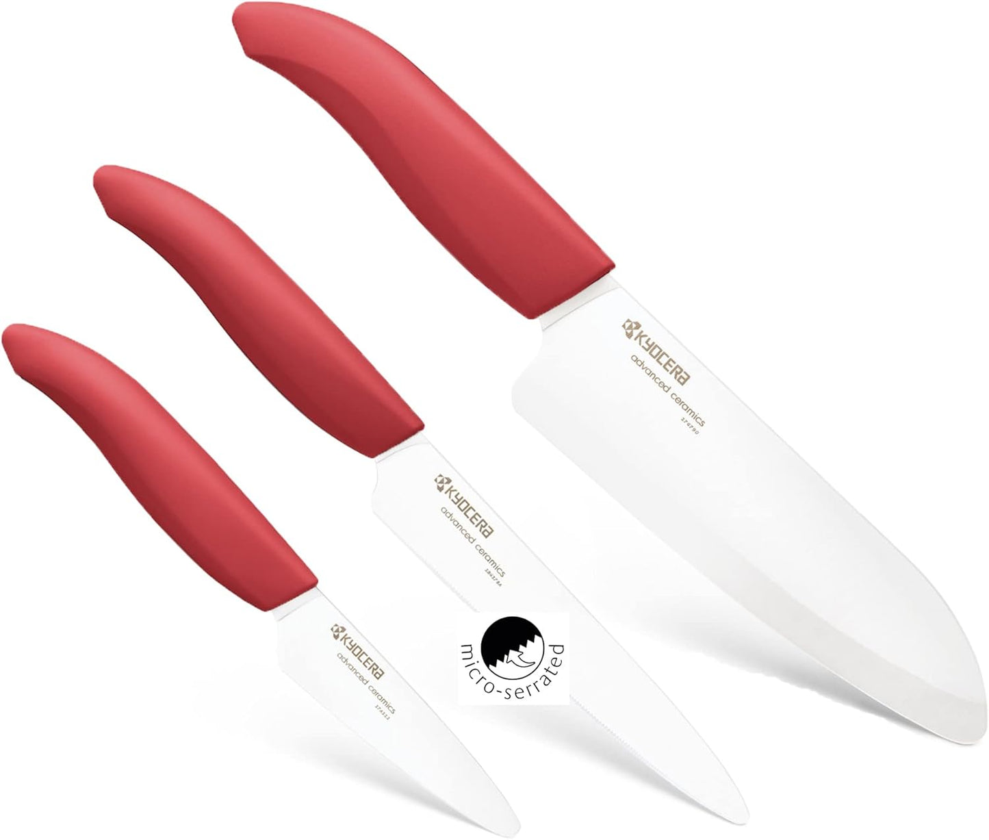 Kyocera 3-Piece Ceramic Knife Set for Every Kitchen Need