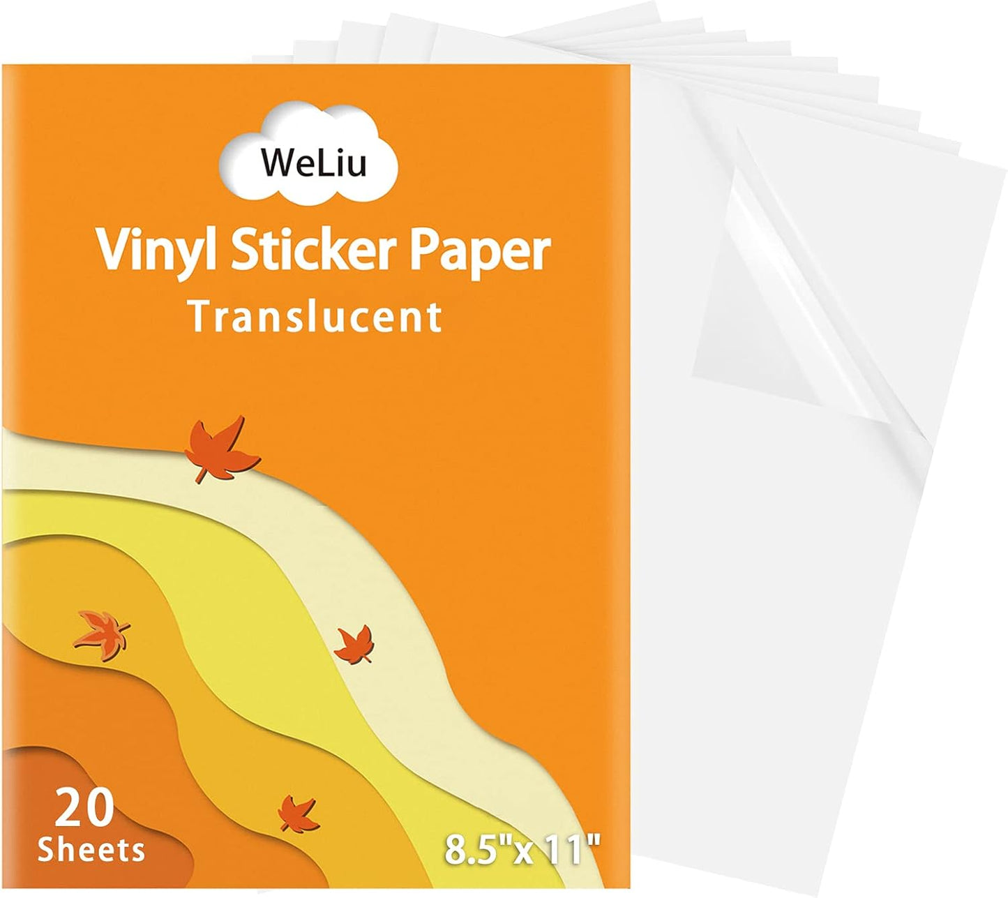 Waterproof Translucent Sticker Paper - Ink Dries Fast!