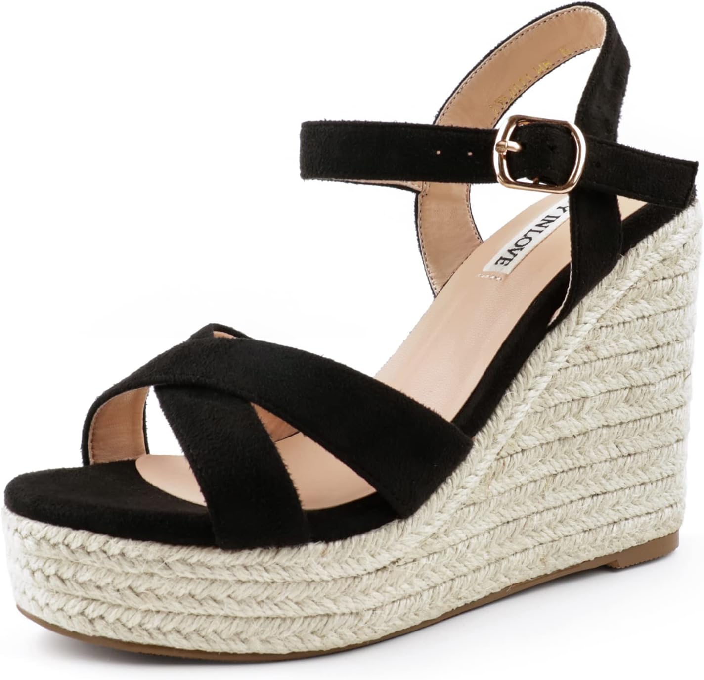 JOY IN LOVE Womens Espadrilles Wedge Sandals for Summer Style