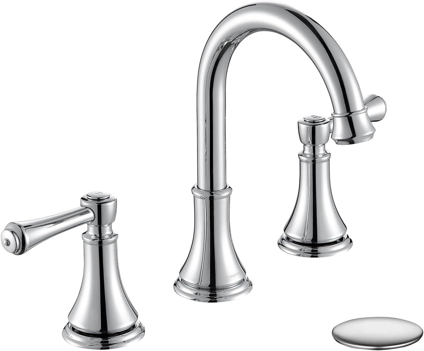 Chrome Two Handle 8 inch Widespread Bathroom Sink Faucet Review