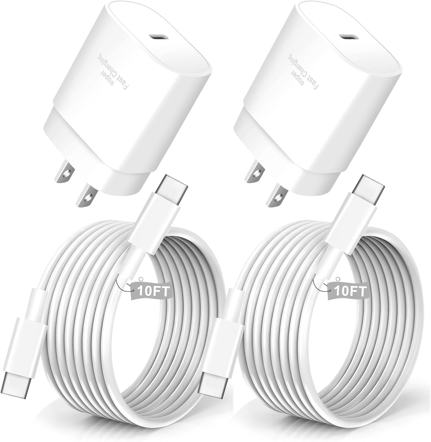 Super Fast Chargers for Samsung Galaxy S25 Ultra - 2Pack