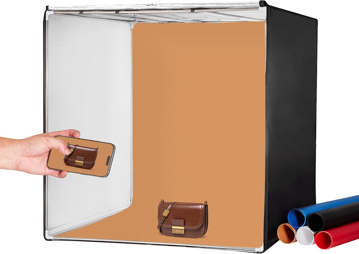 VEVOR 39in x 39in Photo Studio Light Box for Professional Photography