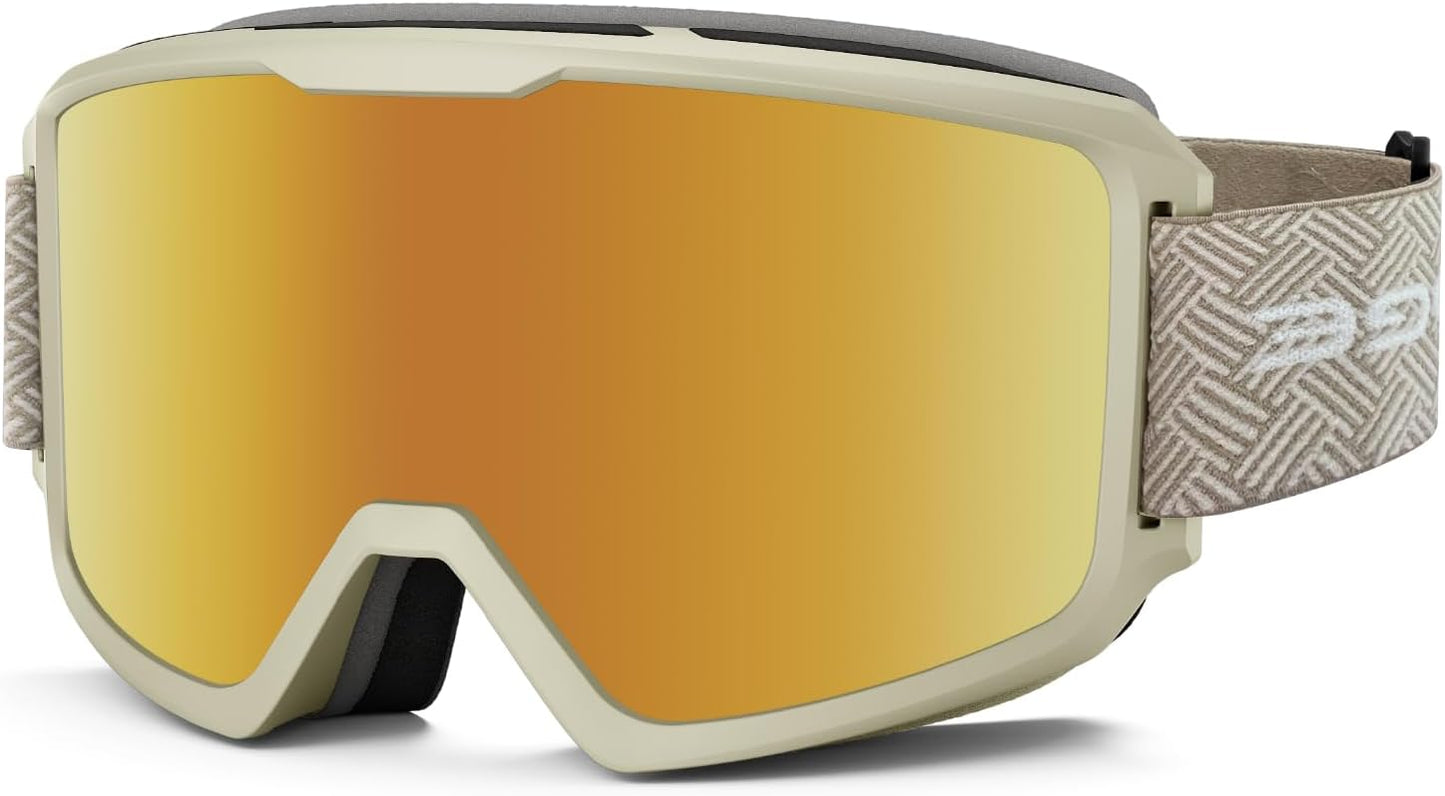 HUBO SPORTS OTG Ski Goggles - 100% UV Protection