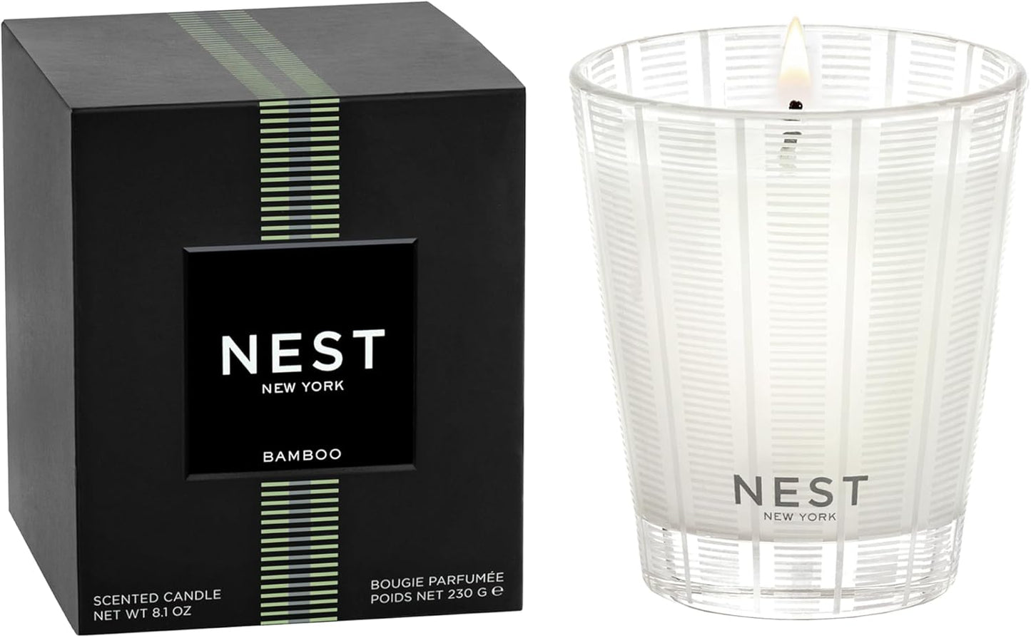 NEST New York Scented Classic Candle Bamboo for Home Fragrance