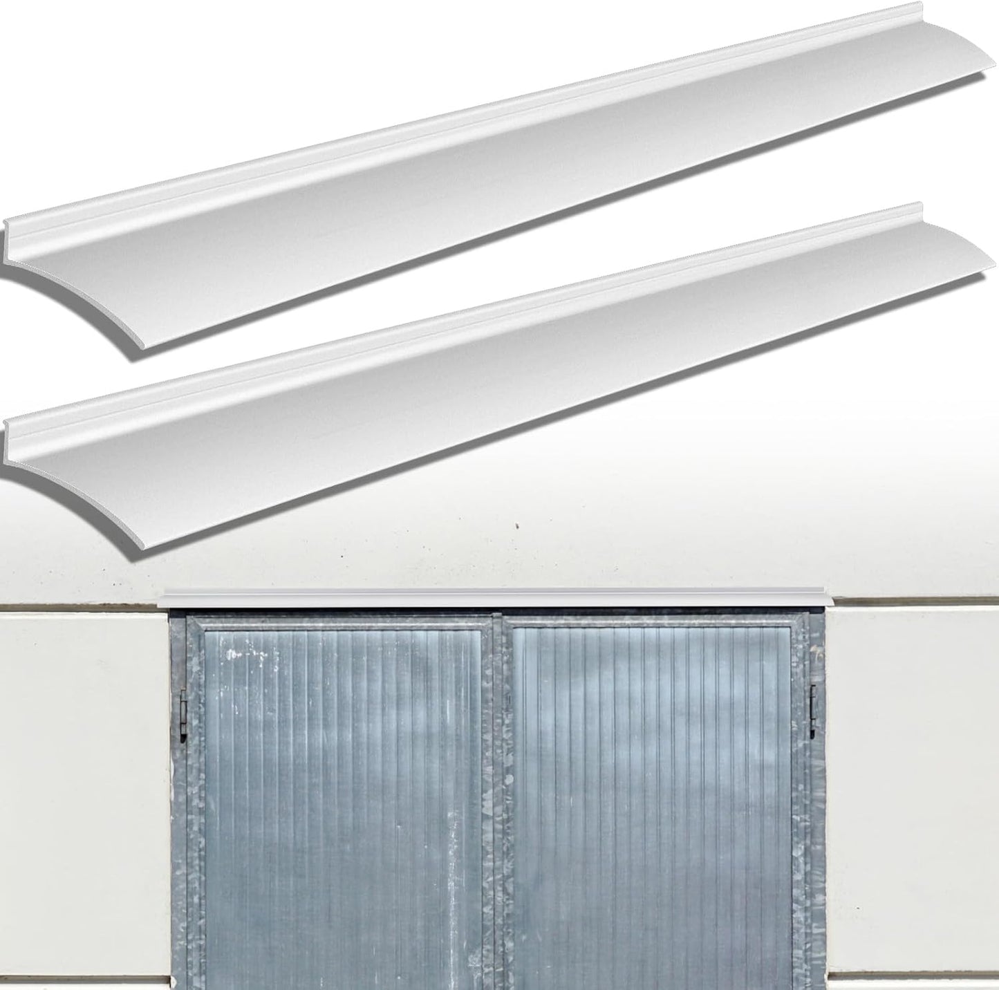 76 Inch Door Drip Cap Weather Stripping for Effective Protection