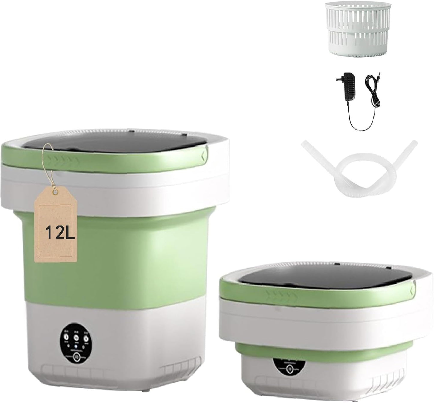 12L Portable Mini Washer: Deep Cleaning Power!