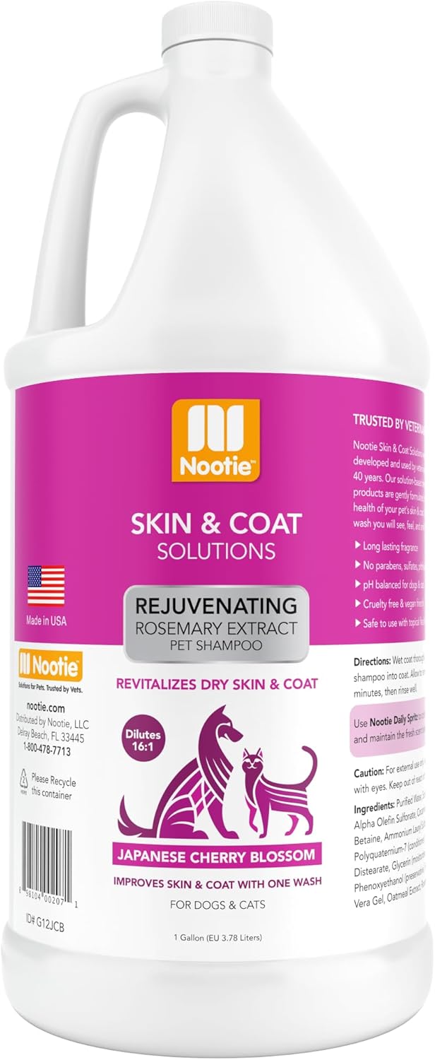 Nootie Japanese Cherry Blossom Shampoo for Pets - Revitalize Skin