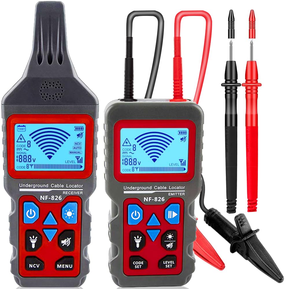 Professional Grade Underground Wire Locator for Accurate Tracing