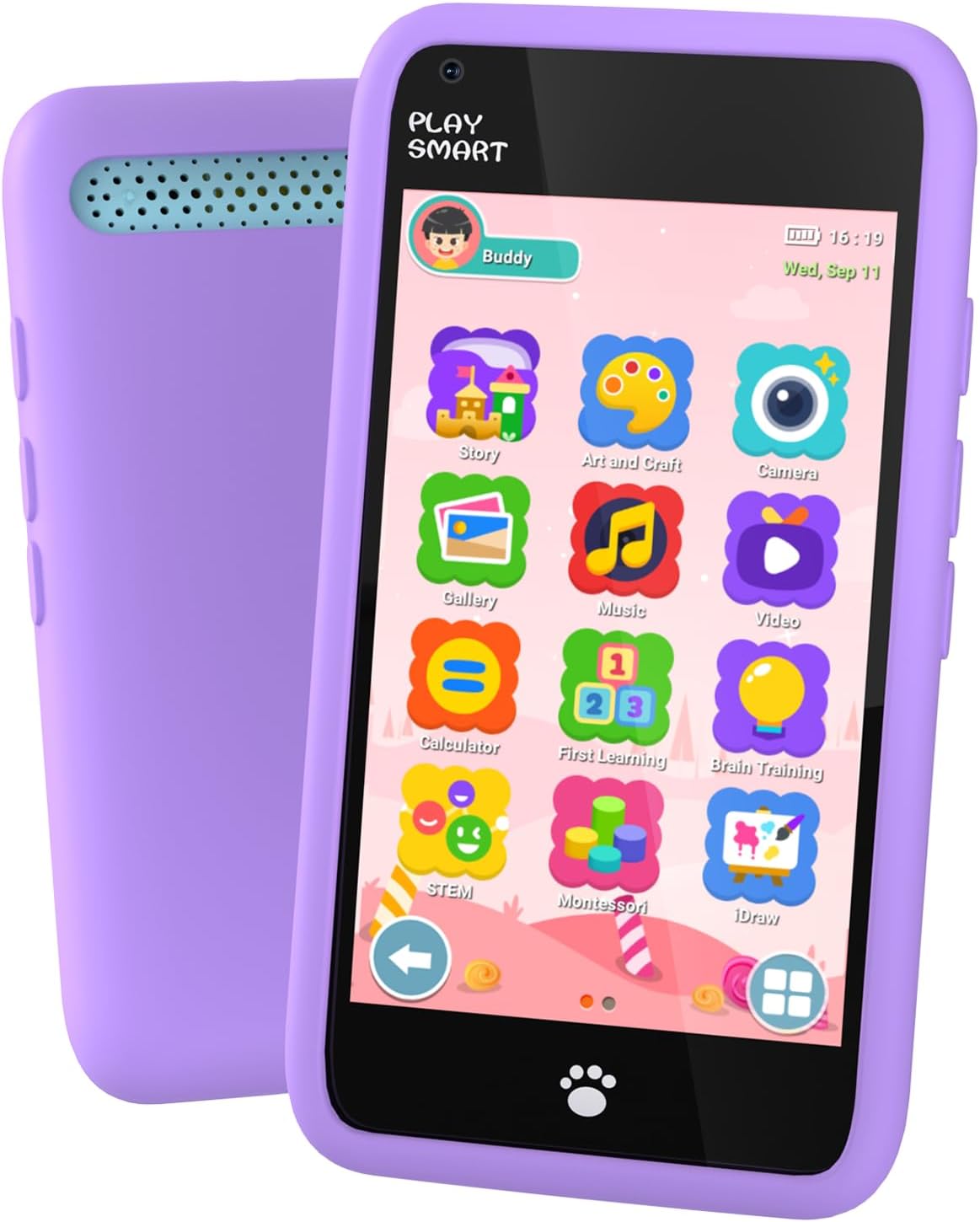 MOMILLA Kids Smart Phone with 3.97 Touchscreen and Games
