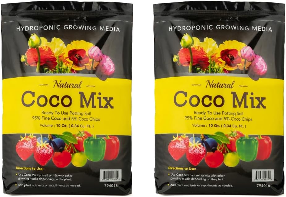 Potting Soil Mix 2-Pack for Indoor and Outdoor Plants Care